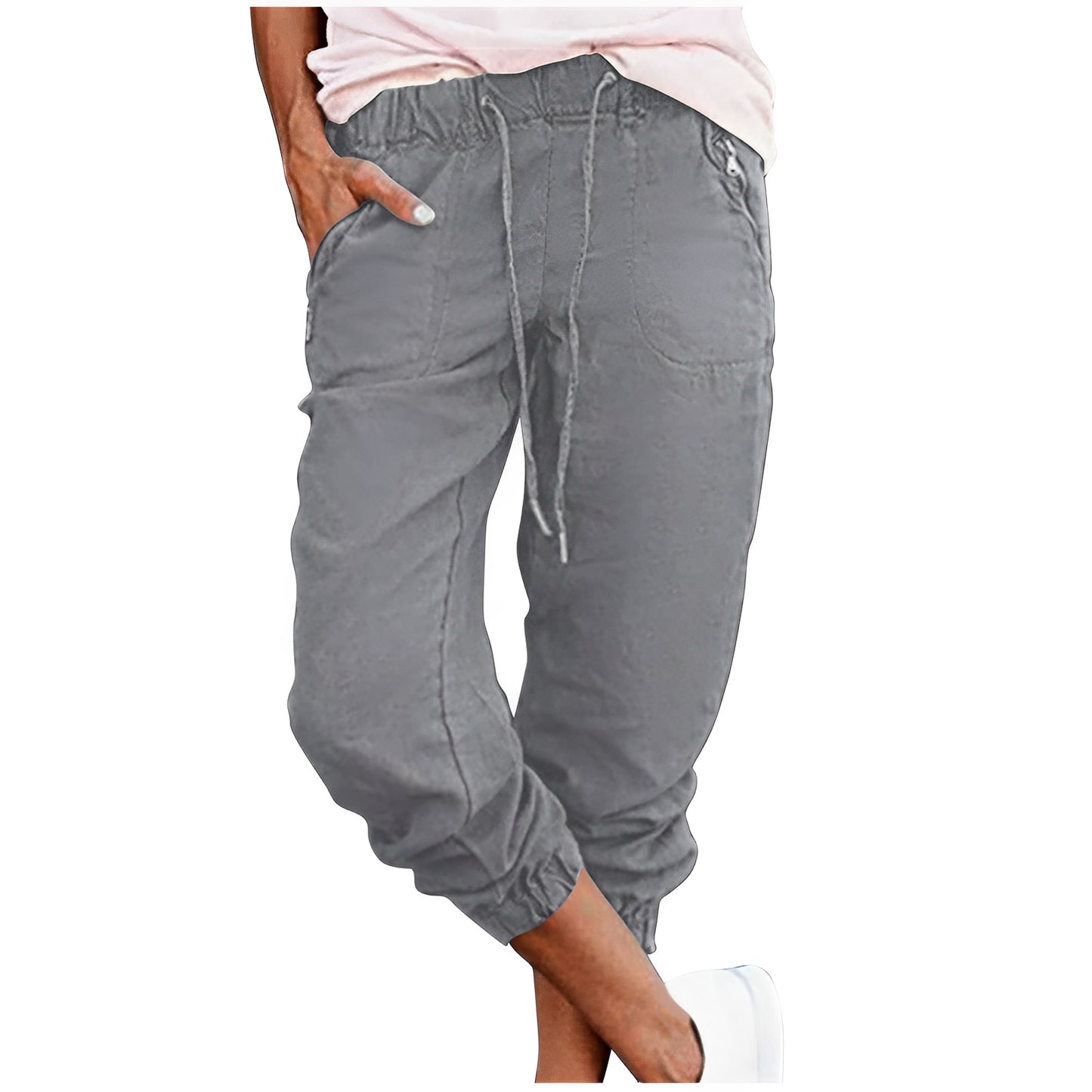 Evalyn - Stilvolle elastische Cargohose für Damen