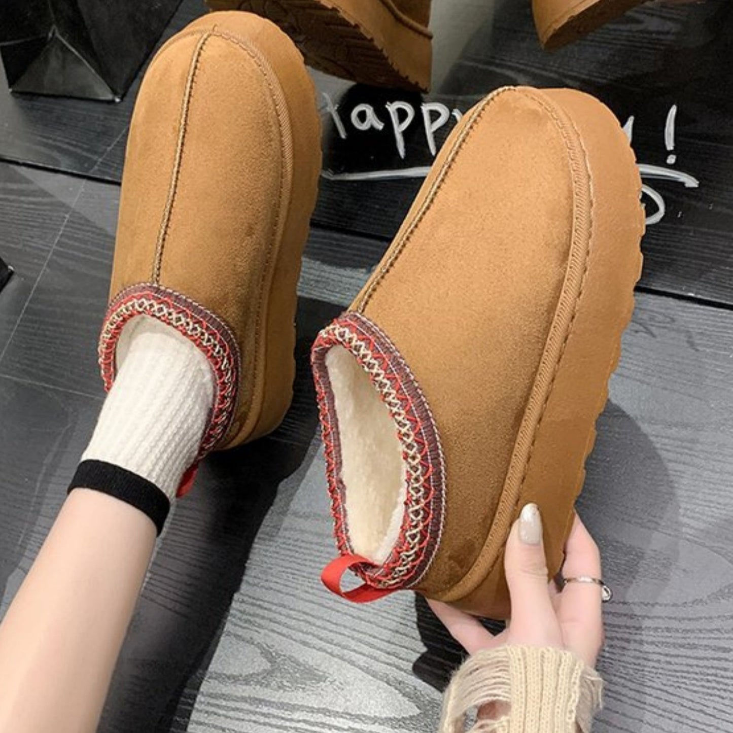 Audrey – Schneestiefel Mode Stil Plateau