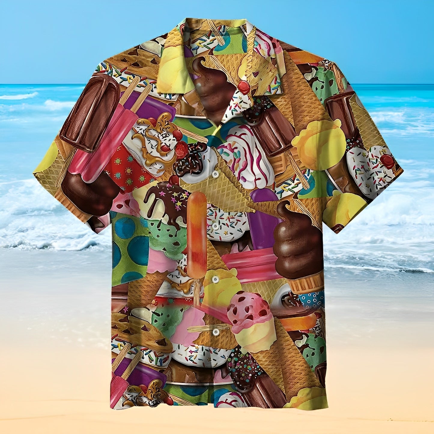 Paul - Bequemes Sommerhemd mit Print für Herren
