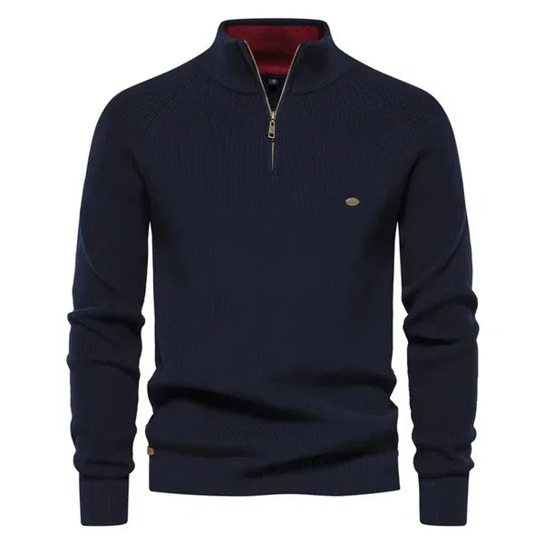 Juan - Bequemer Baumwollstrickpullover