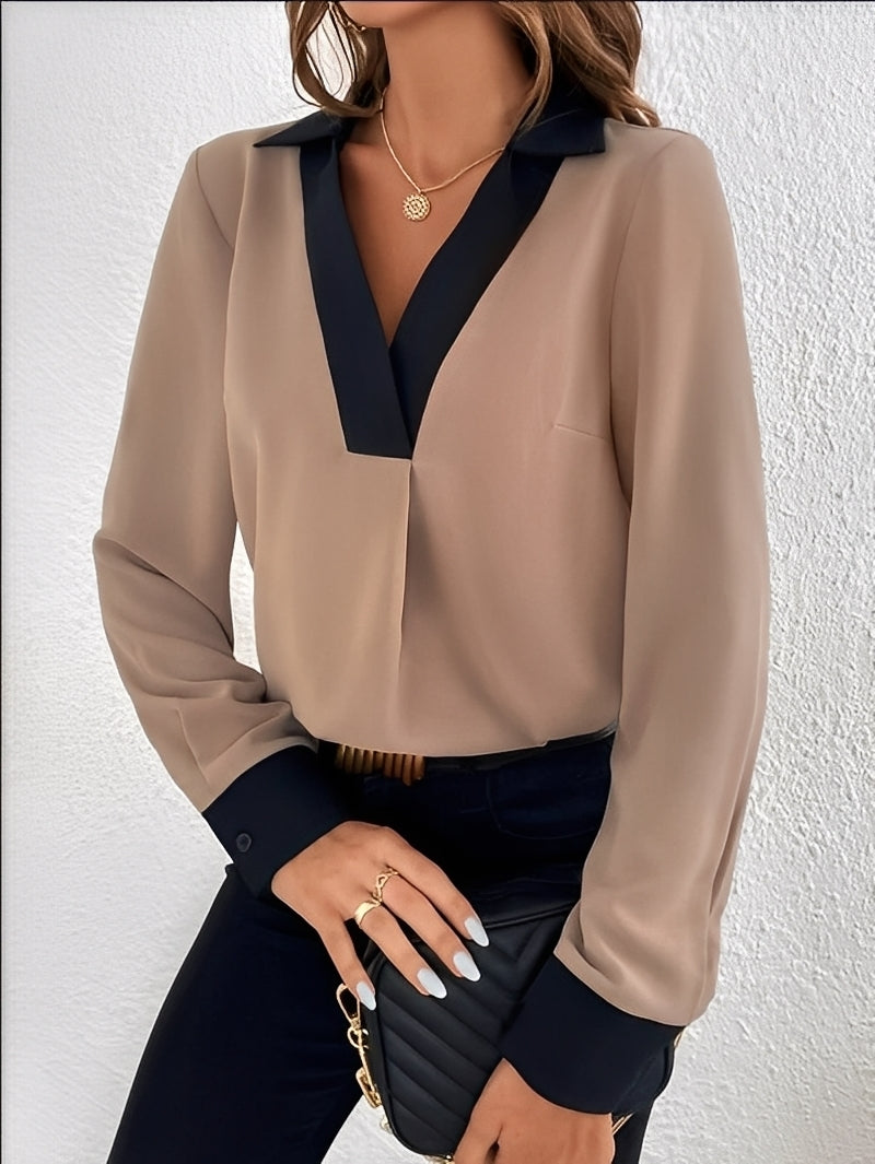 Katheryn - Lässige, bequeme, locker sitzende Bluse für Damen