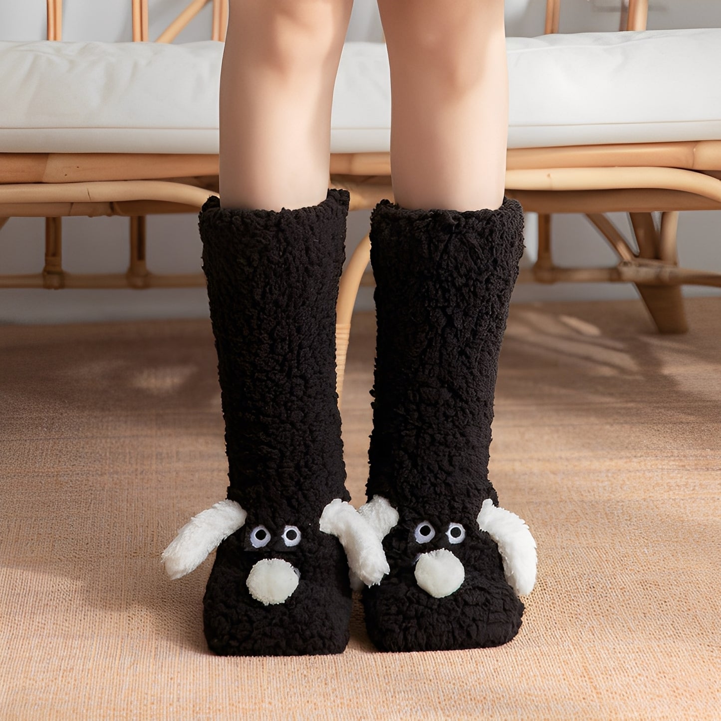 Krystelle - Stilvolle, süße, warme Bodensocken für Damen
