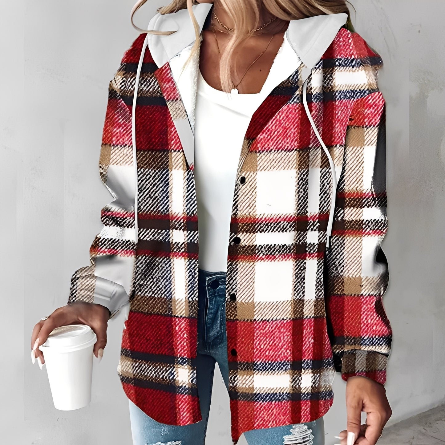 Briana - Lässige, warme Kapuzenjacke für Damen