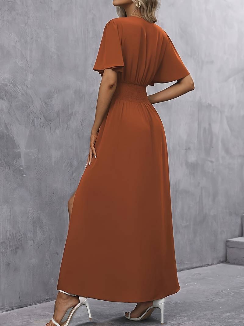 Juliette – Damenkleid mit Kragen und geraffter Taille