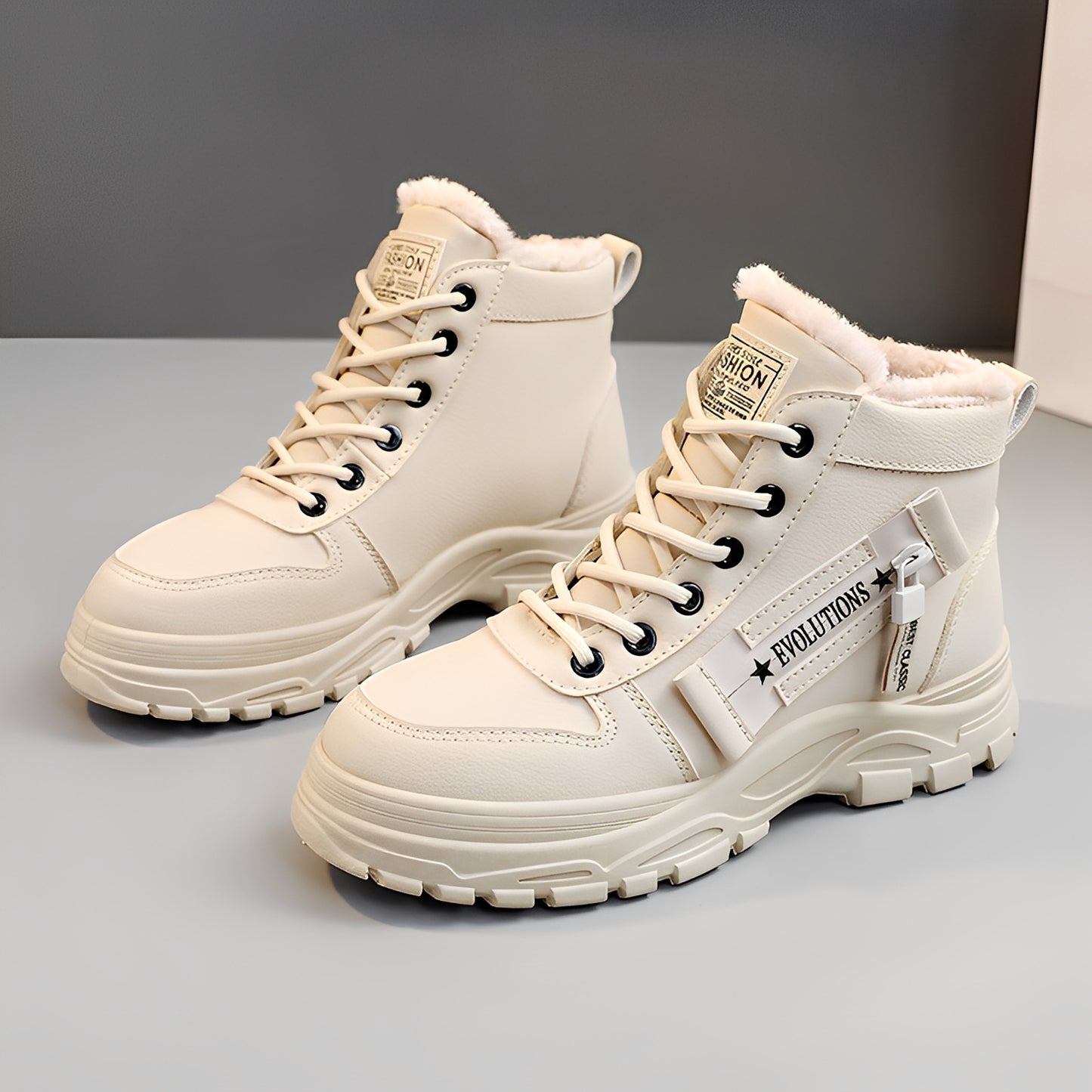 Jazmine - Stilvolle Plüschstiefel für Damen