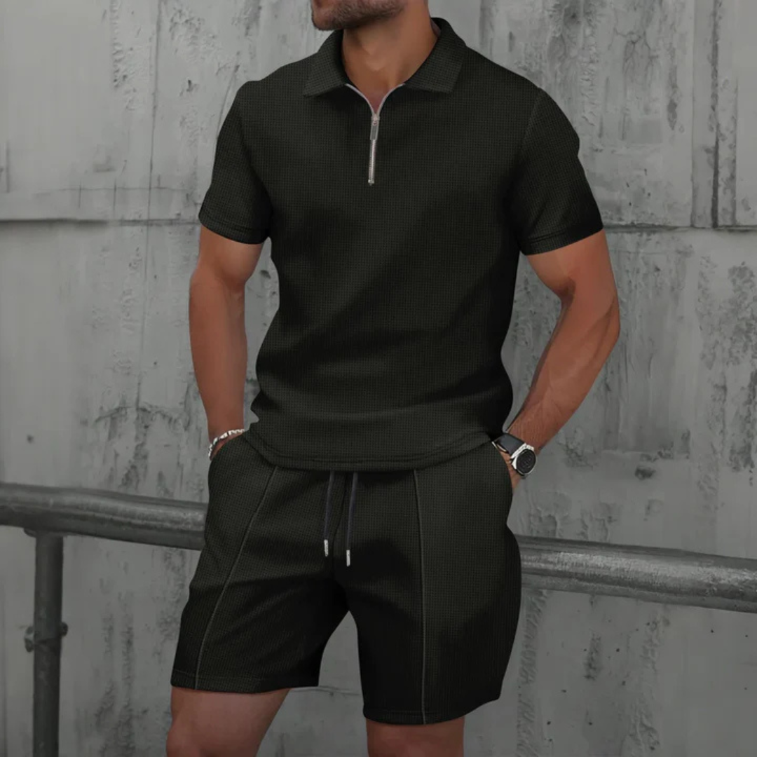 Zephyr - Herren Baumwolle Ko-ord Set Lockerer Schnitt