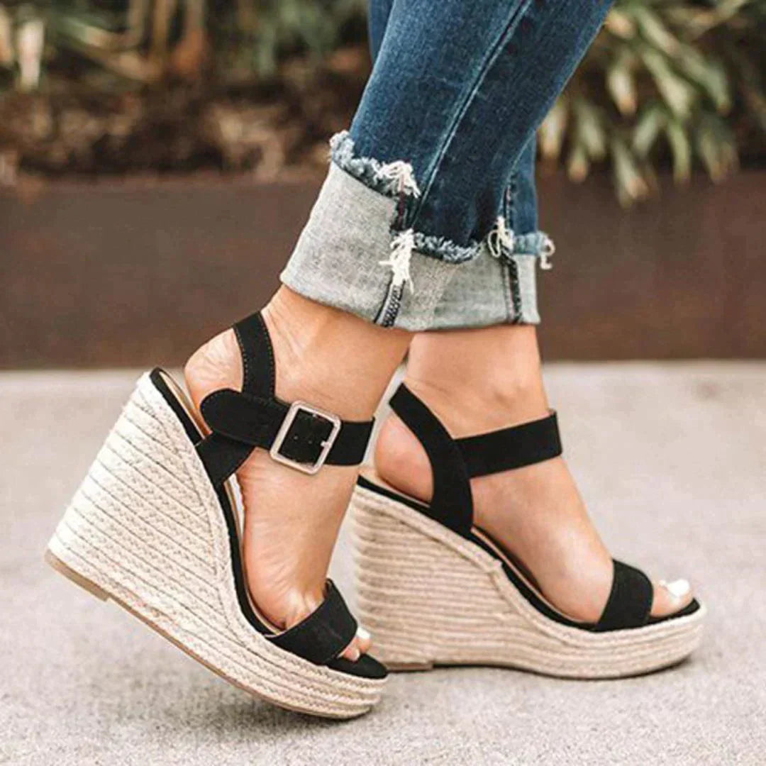 Sienna – Keilsandalen mit Espadrille-Absatz