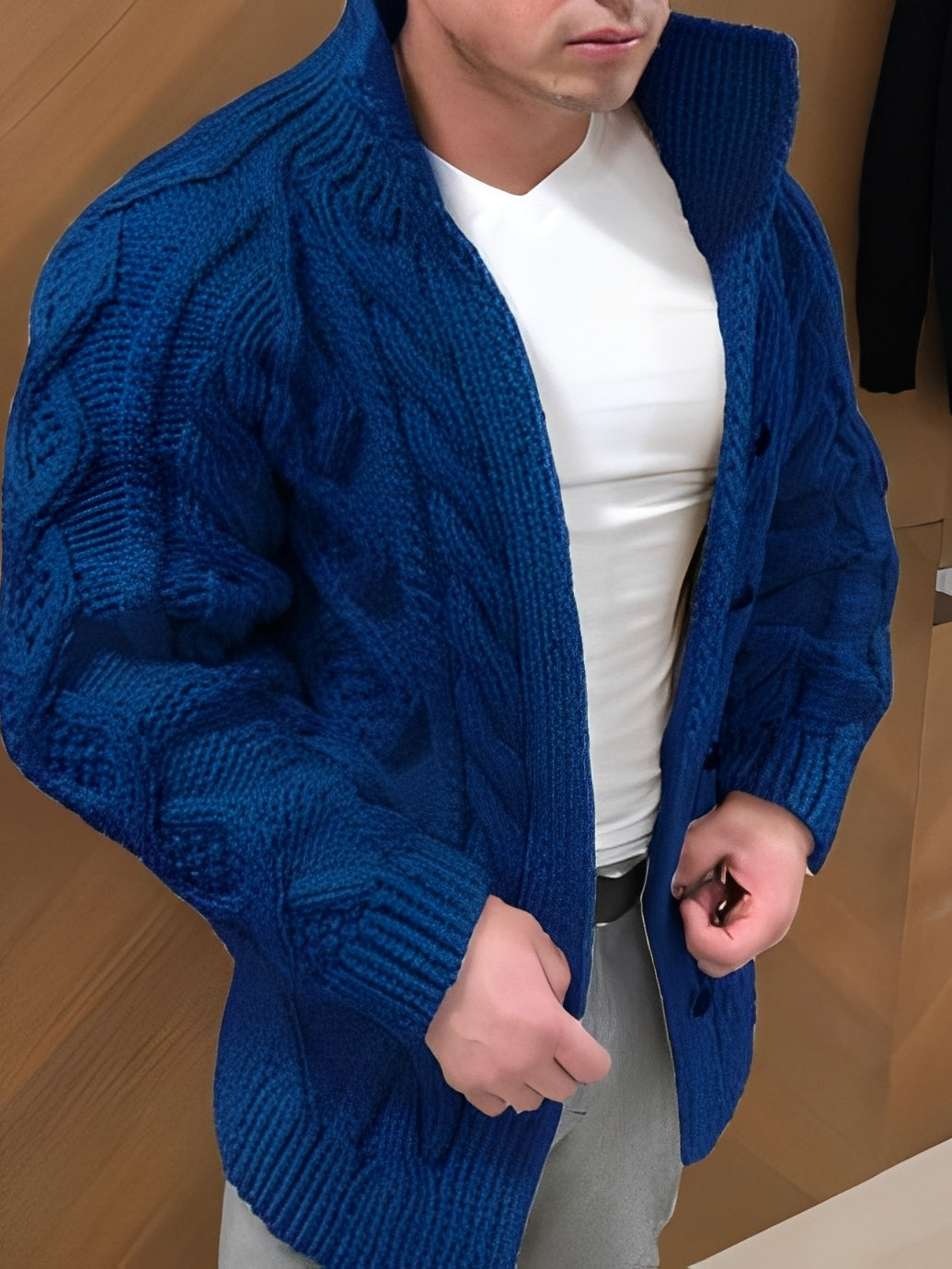 Donovan - Stilvoller, warmer Cardigan für Herren