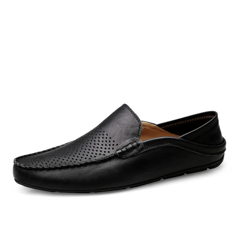 Edric - Formelle, bequeme Leder-Slipper für Herren