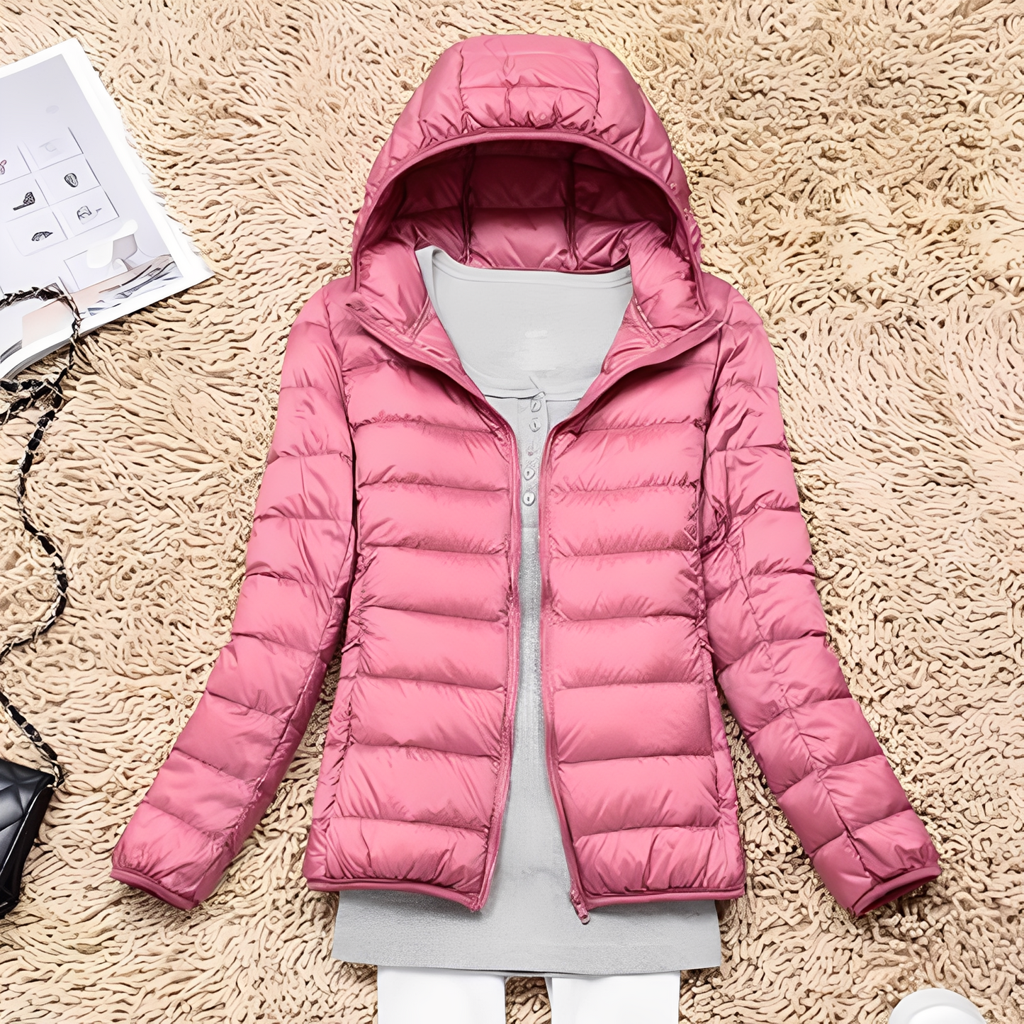 Lyndsay - Lässige, schmale Daunenjacke für Damen