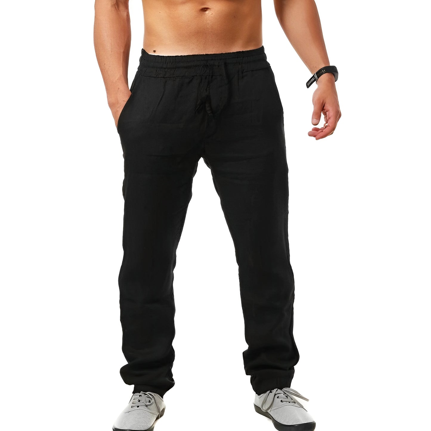 Chandler - Casula lockere Sommerleinenhose für Herren
