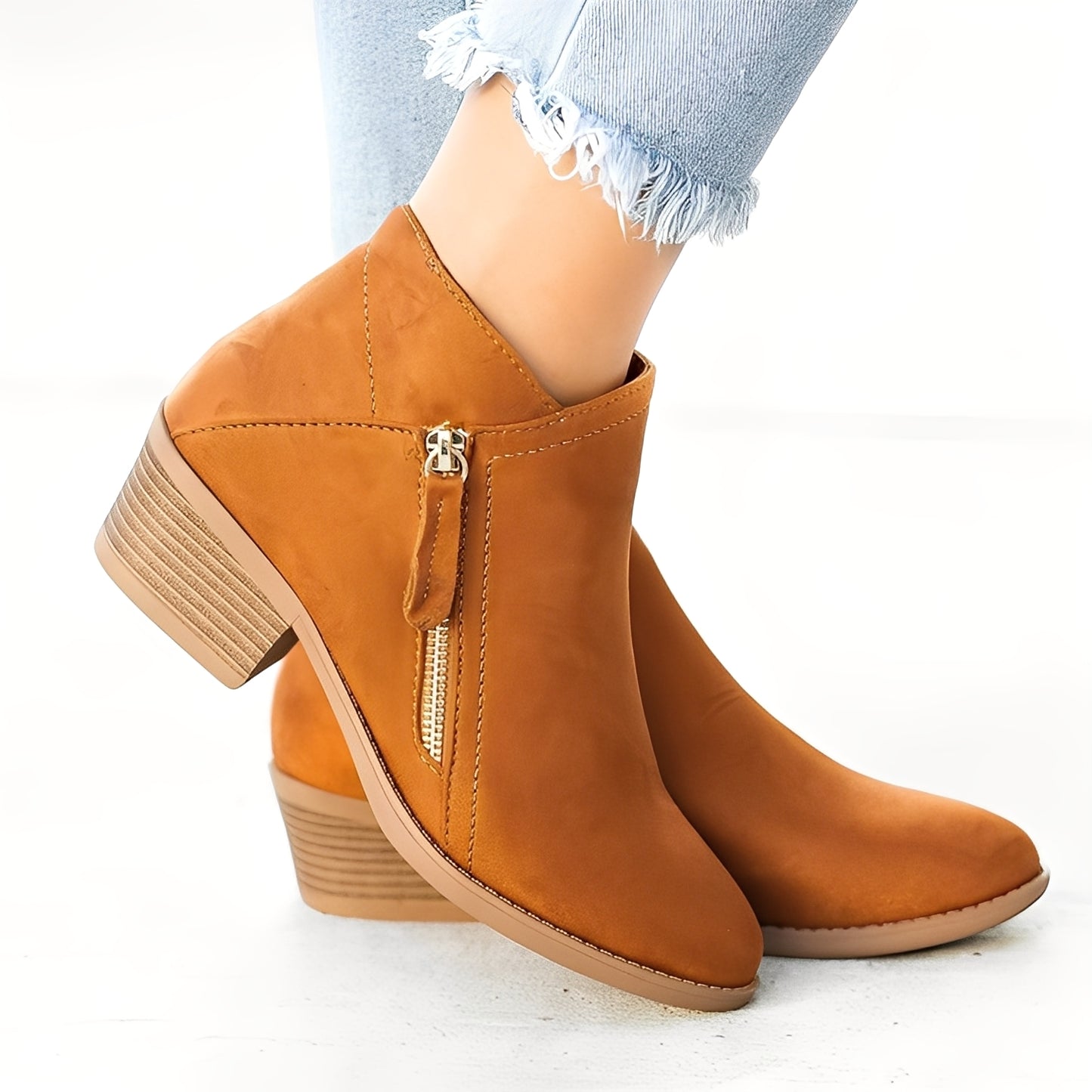 Mirabelle - Stilvolle Stiefeletten mit Reißverschluss für Damen