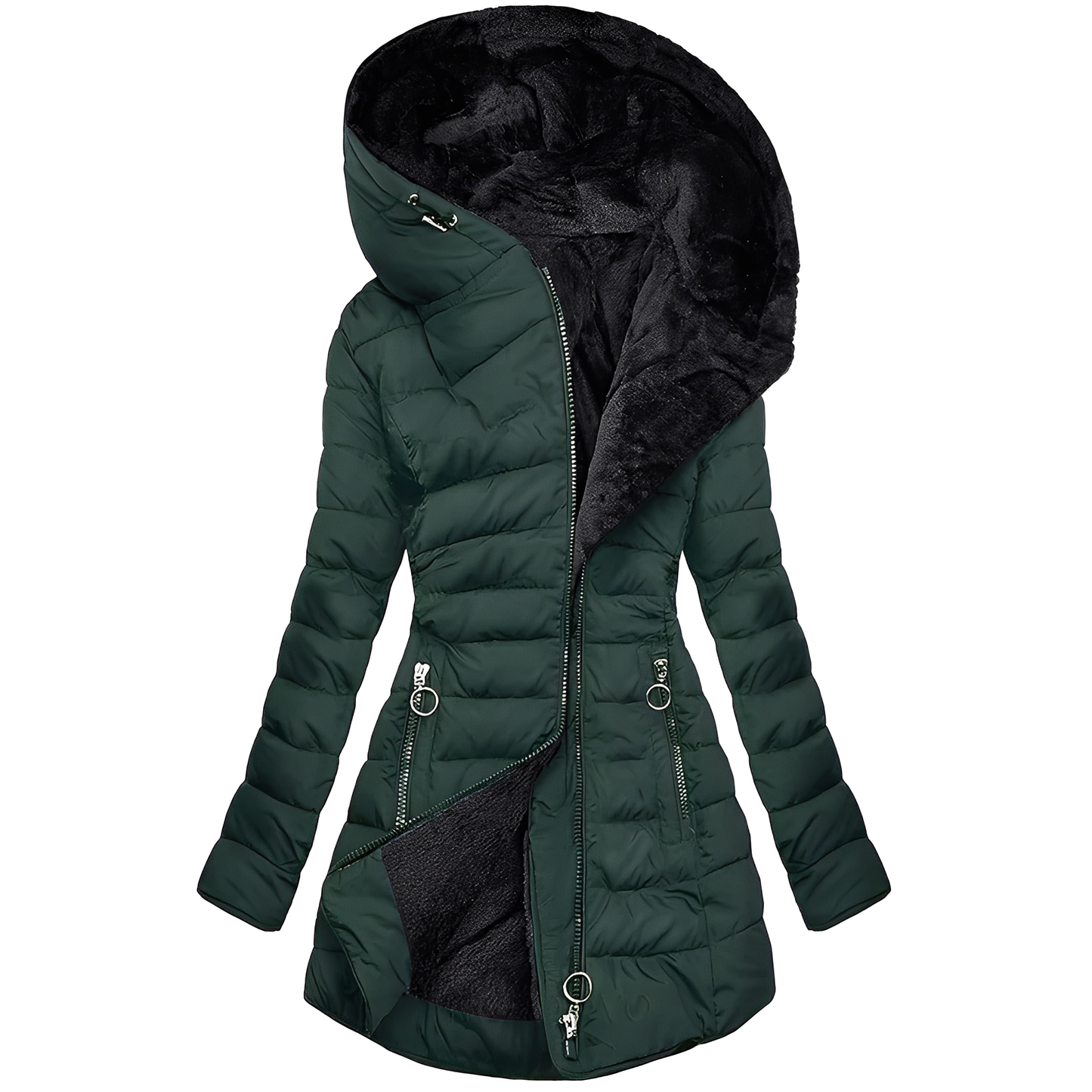 Jasmine - Moderne Winterjacke mit Kapuze für Damen