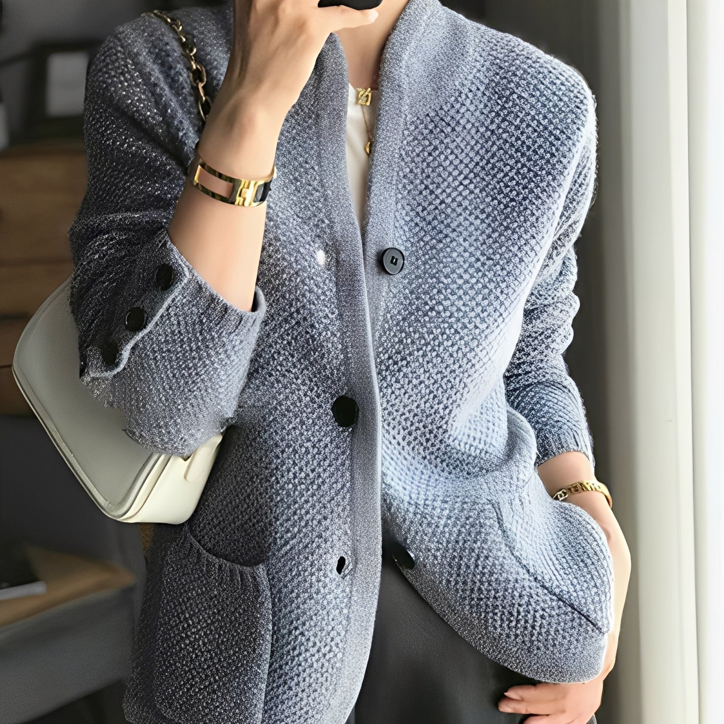 Madlyn - Eleganter Strickpullover aus Wolle für Damen