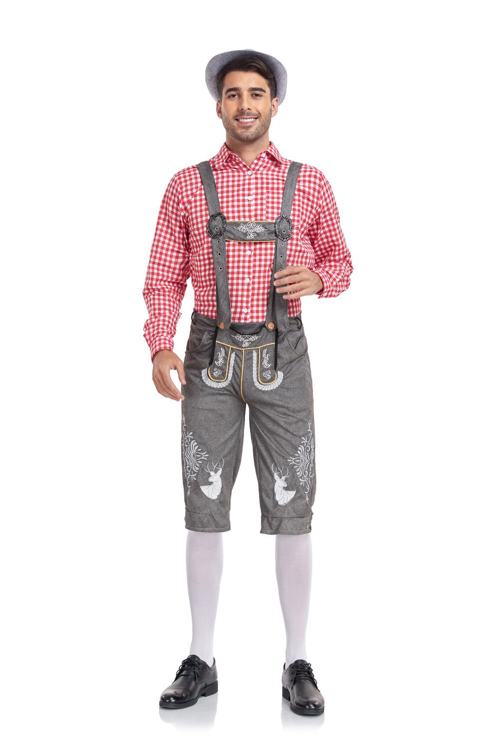 Nowell - Stilvolles kariertes Oktoberfest-Hemd für Herren