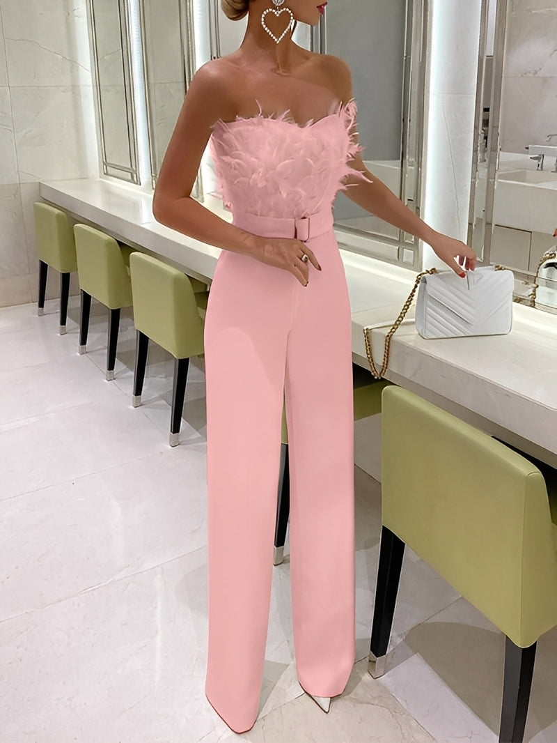 Valarie - Eleganter Tube-Top-Jumpsuit für Damen