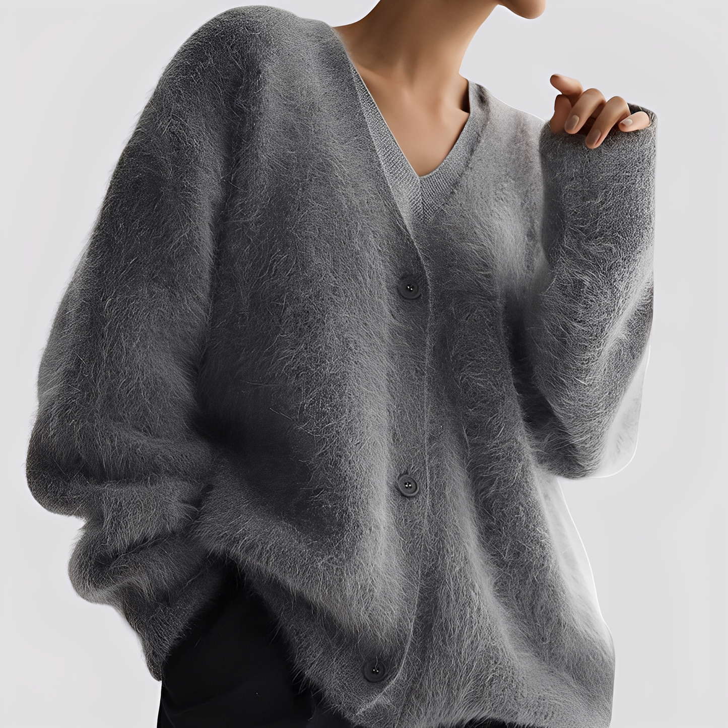 Lavena - Weicher Oversize-Kaschmirpullover für Damen
