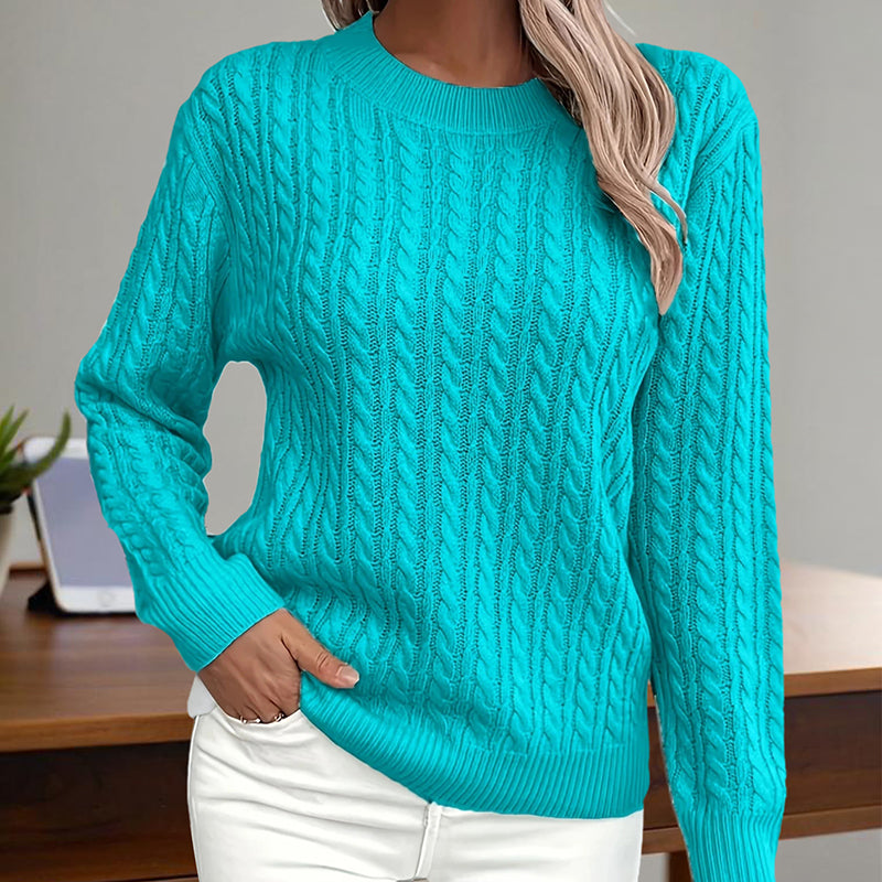 Adamina - Stilvoller strukturierter Pullover für Damen
