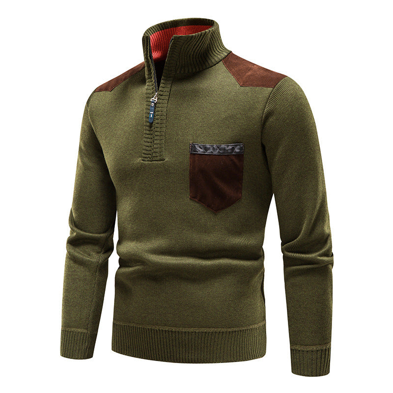 Kevin - Moderner Plüschwollpullover für Herren