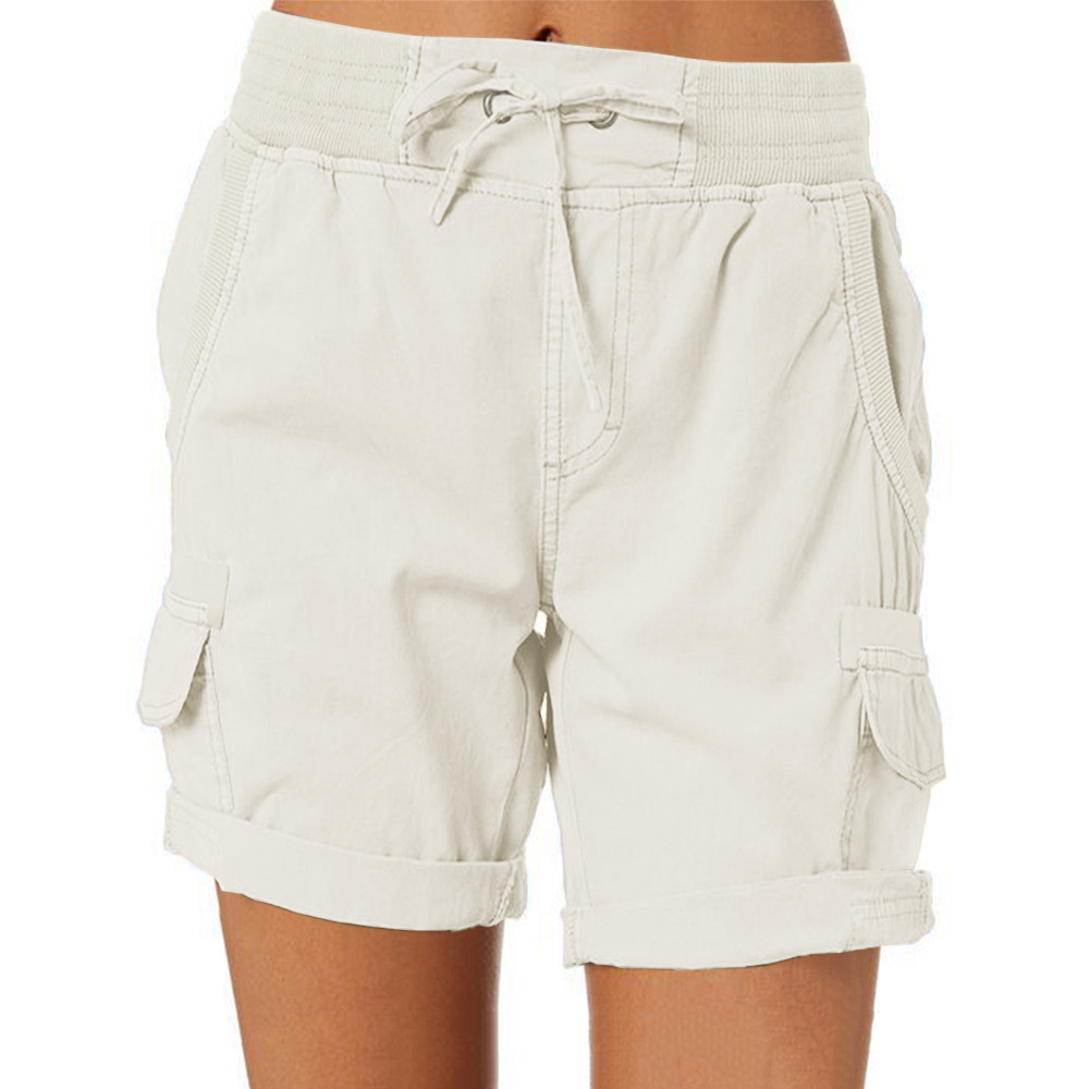 Susanna - Damen Cargoshorts mit hoher Taille für den Sommer