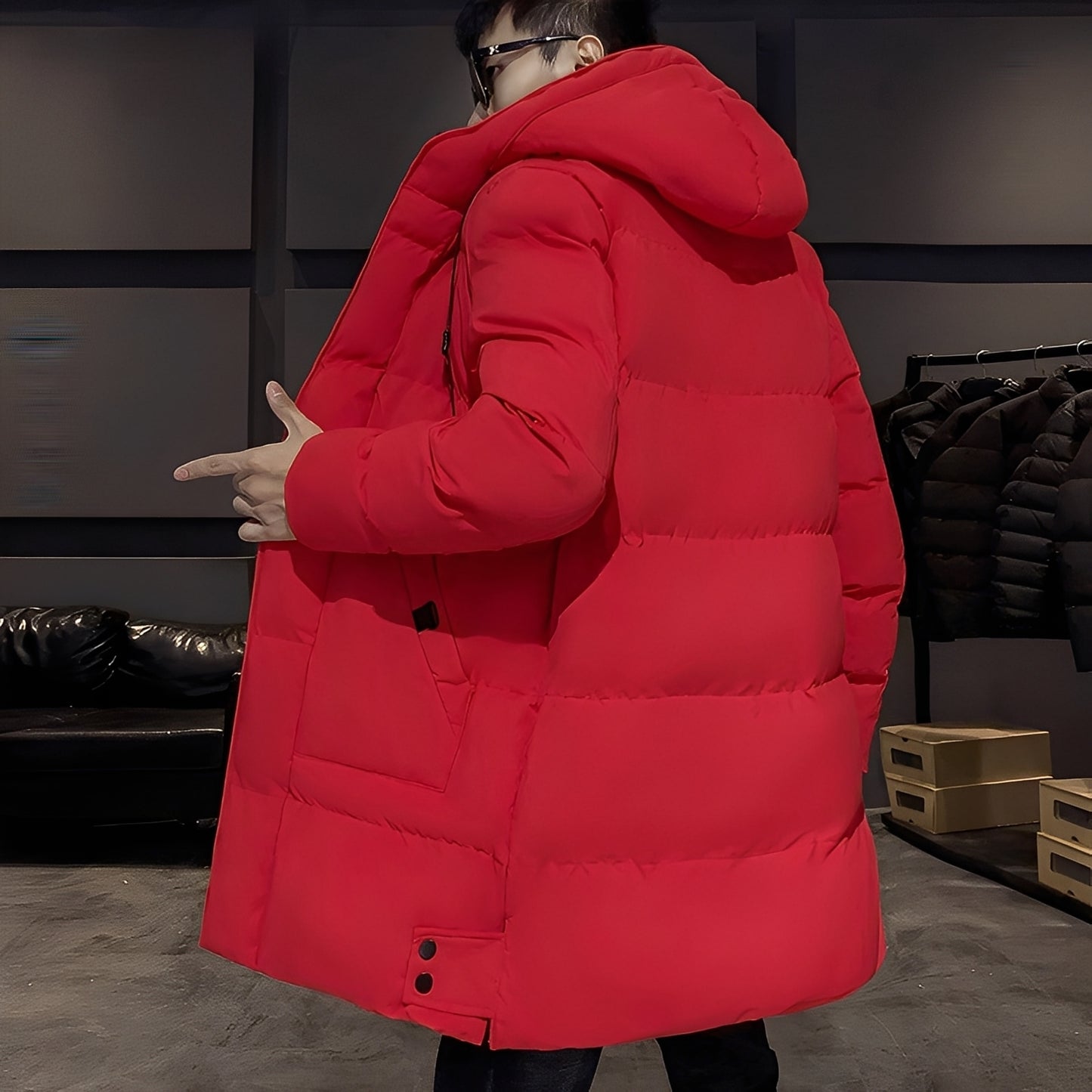 Bryan - Stilvolle, dicke Parka-Jacke für Herren