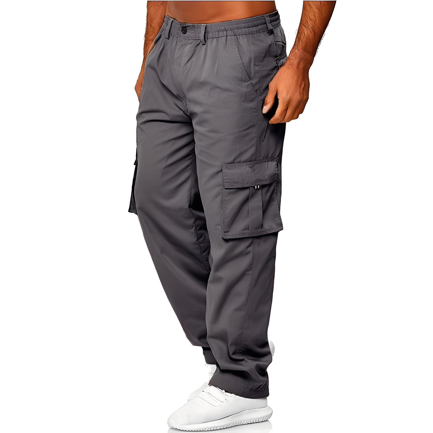 Randolf - Lässige, locker sitzende Cargo-Hose für Herren