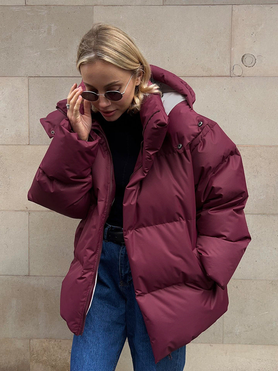 Noelene - Modische Jacke mit abnehmbarer Kapuze für Damen