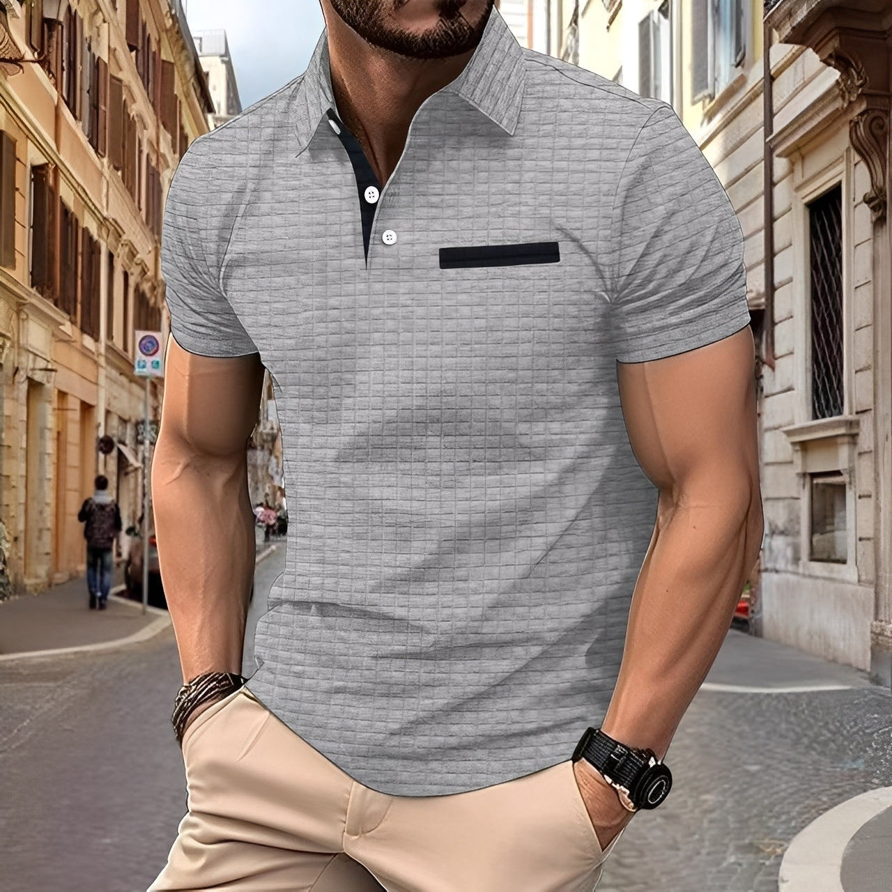 Benson - Stilvolles Slim-Fit-Poloshirt für Herren