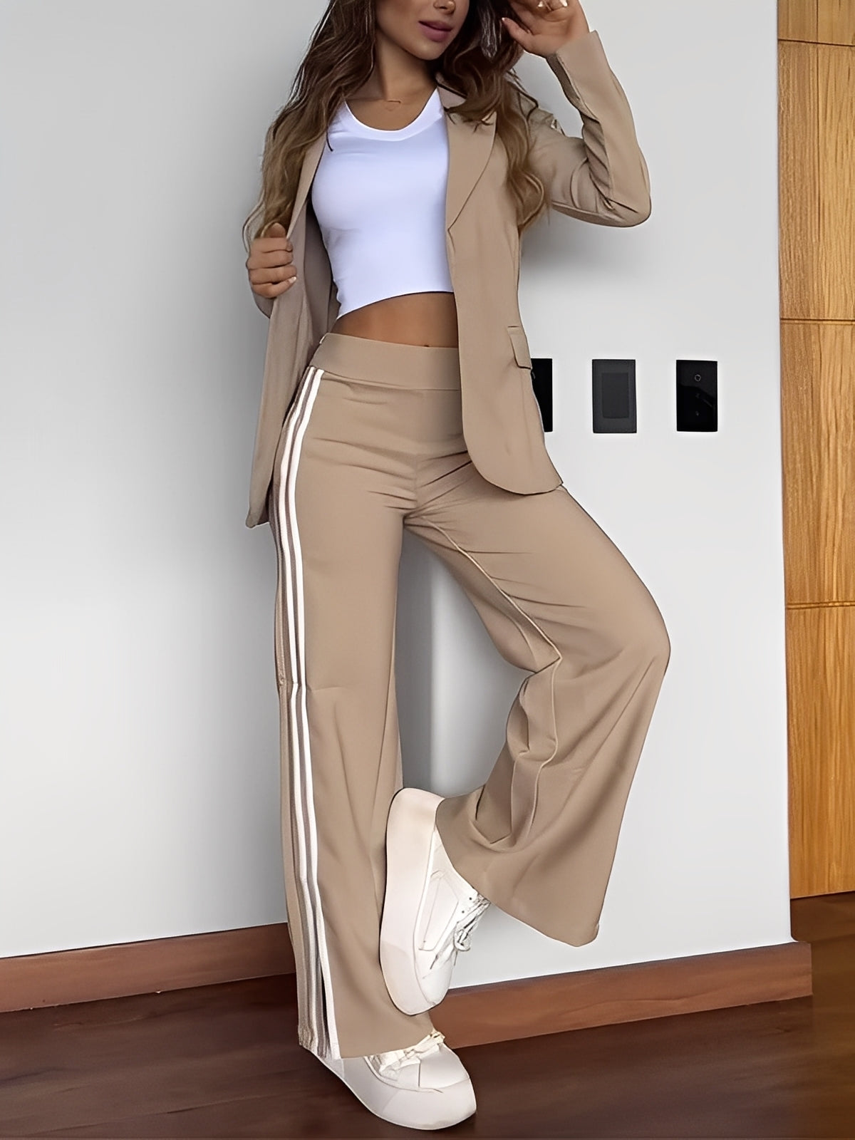 Kristina - Stilvoller zweiteiliger Overall für Damen