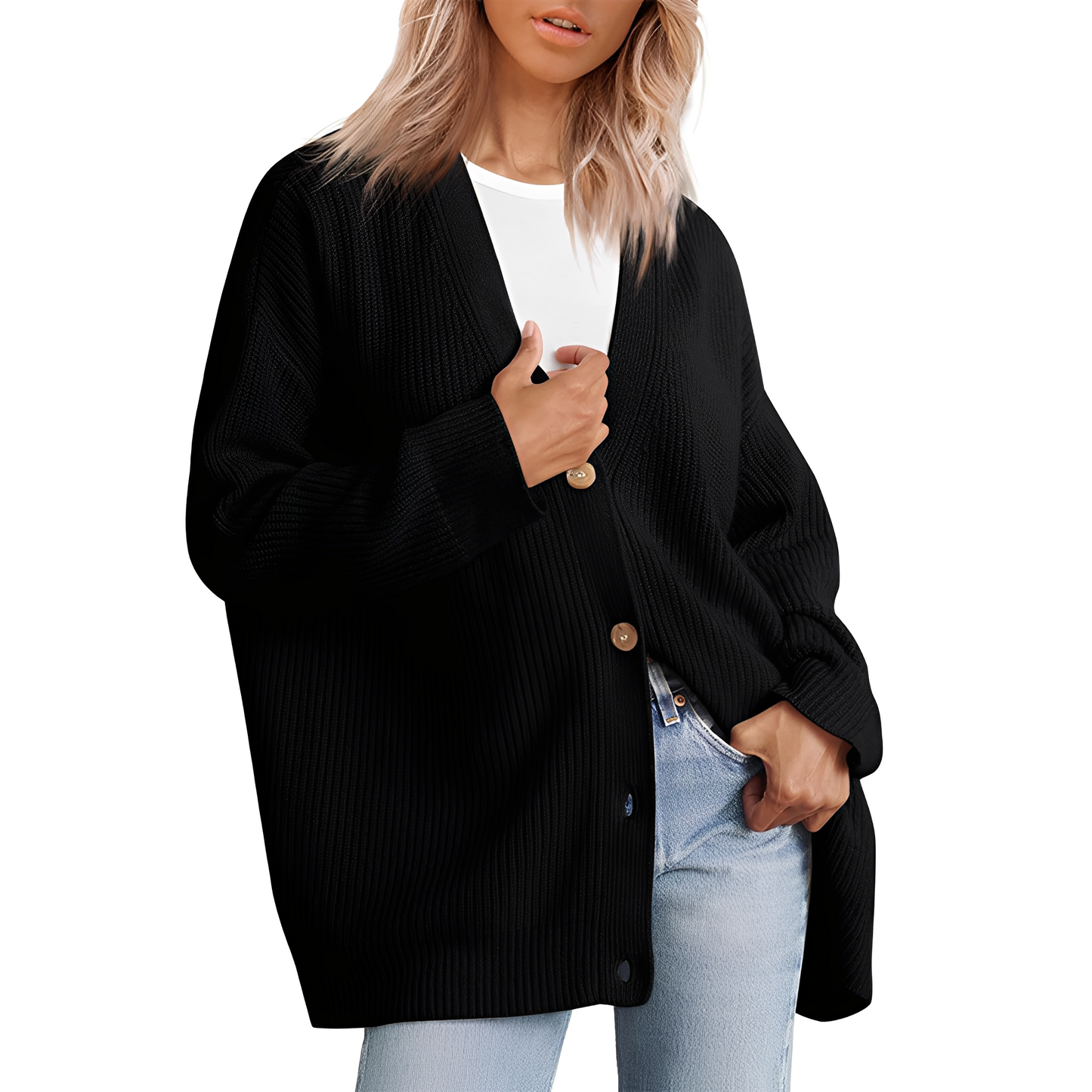 Christal - Lässiger Oversize-Cardigan für Damen