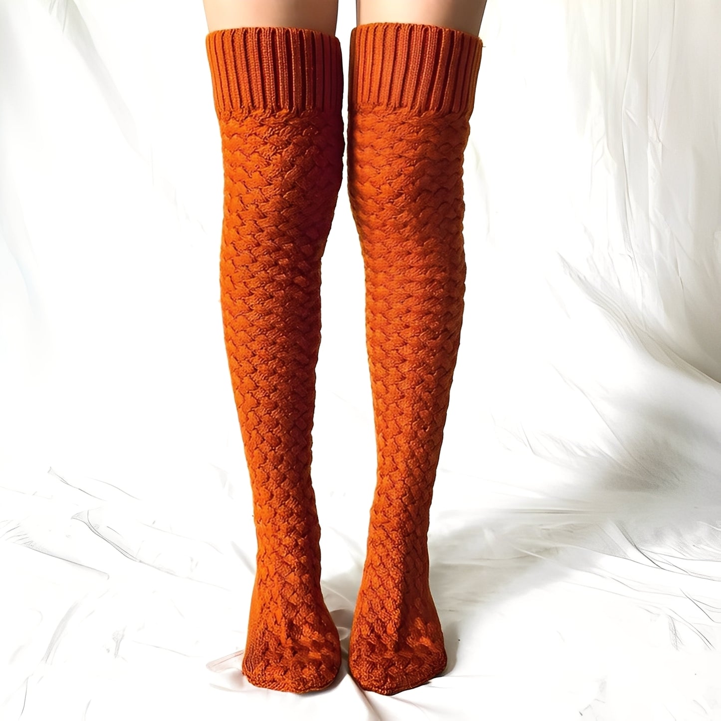 Madeline - Dicke, warme Overknee-Socken für Damen