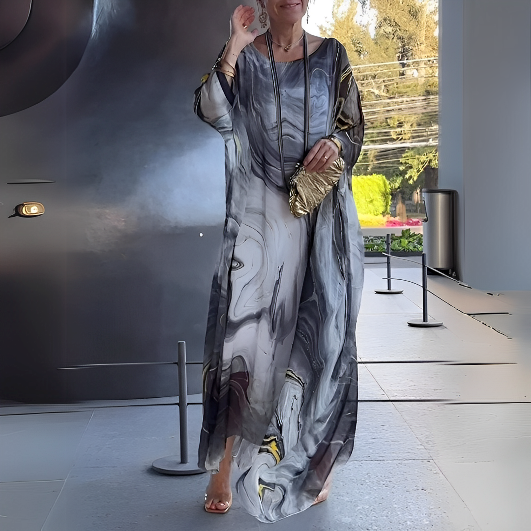 Emory - Modernes Seidenchiffonkleid für Damen