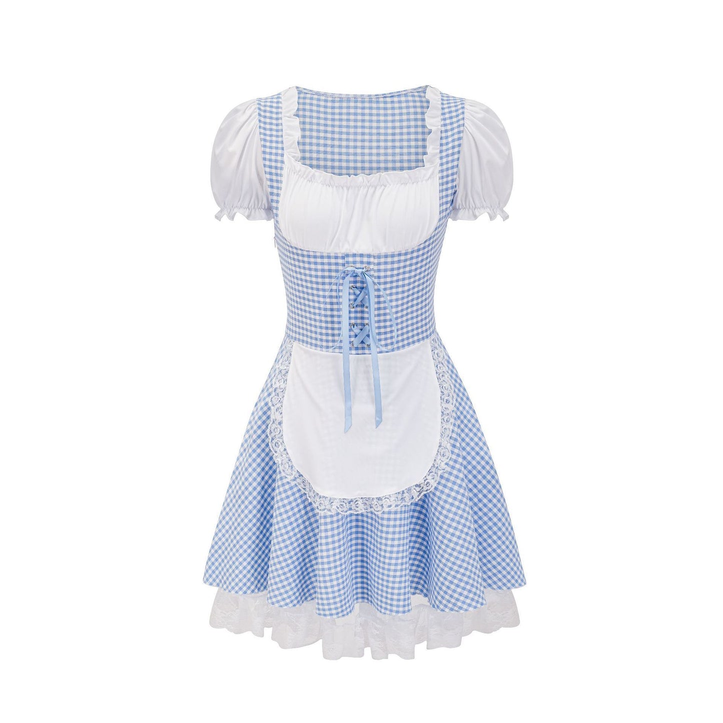 Miriam - Klassisches kariertes Oktoberfestkleid für Damen