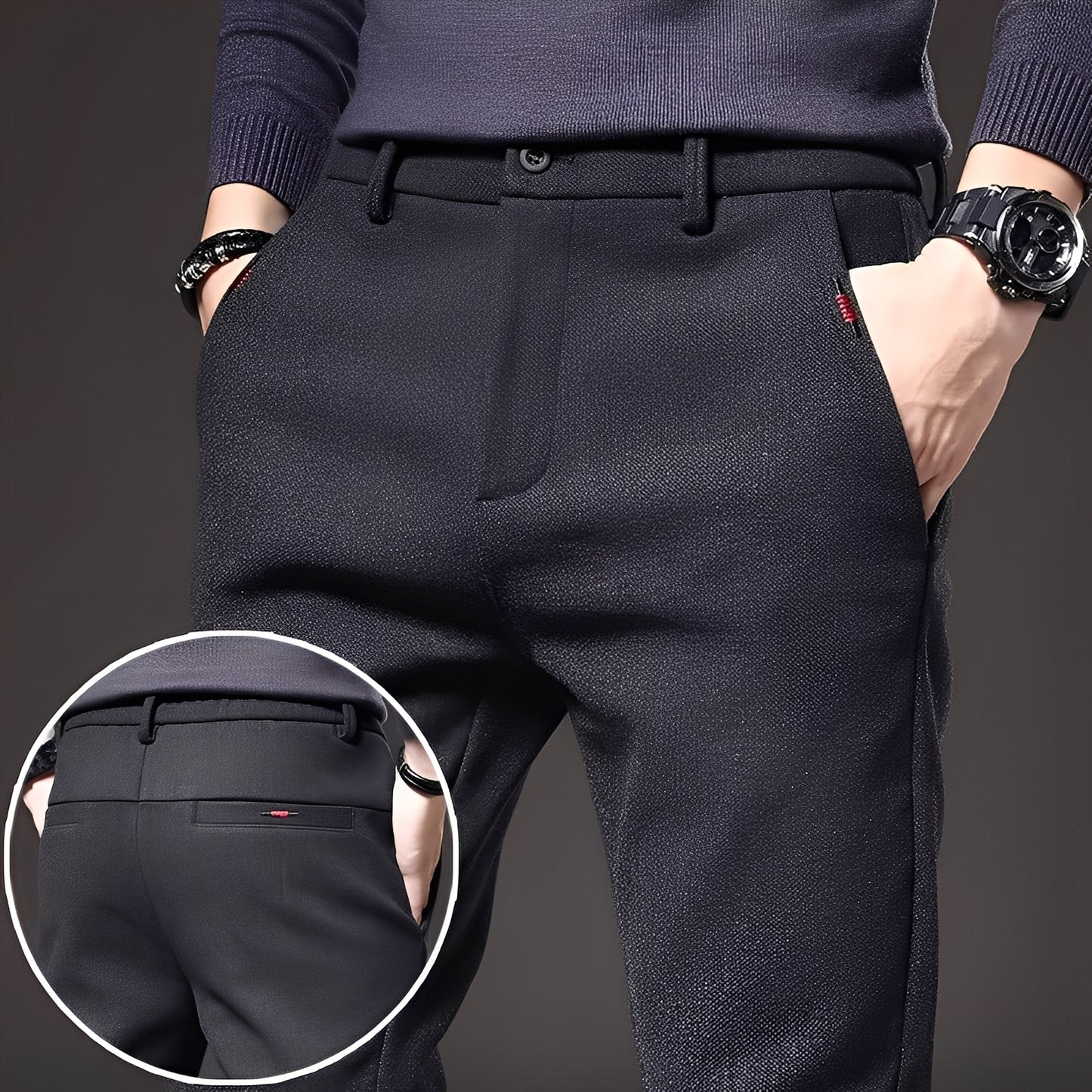 Roger - Formelle, schmal geschnittene Hose für Herren