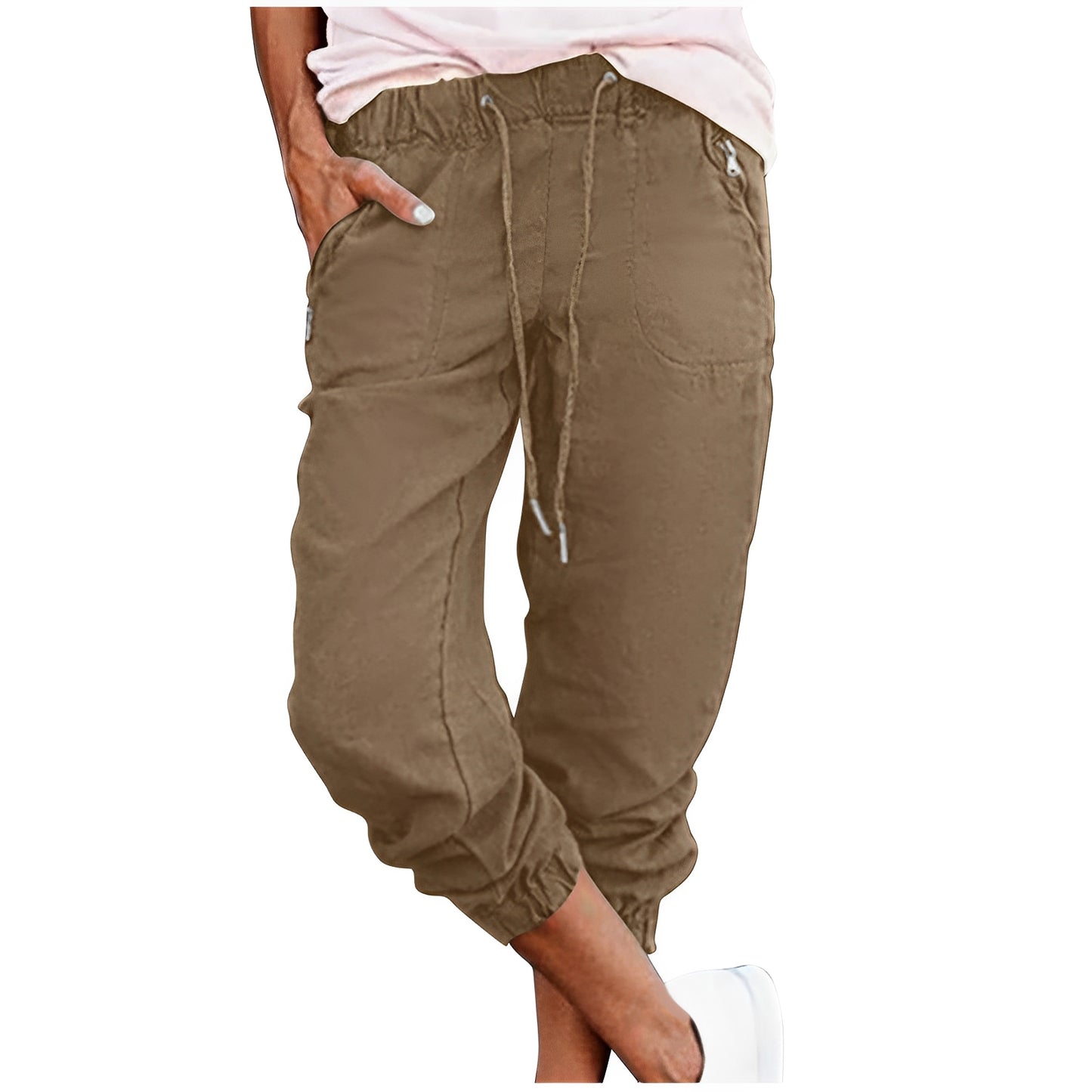 Evalyn - Stilvolle elastische Cargohose für Damen