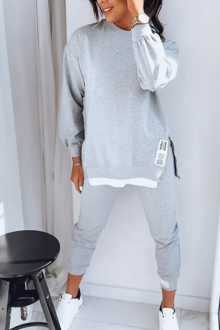 Kristine - Lässiges Sweatshirt- und Hosen-Set für Damen