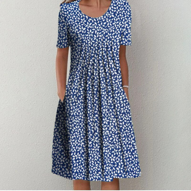 Erin - Elegantes Kleid mit Blumenmuster
