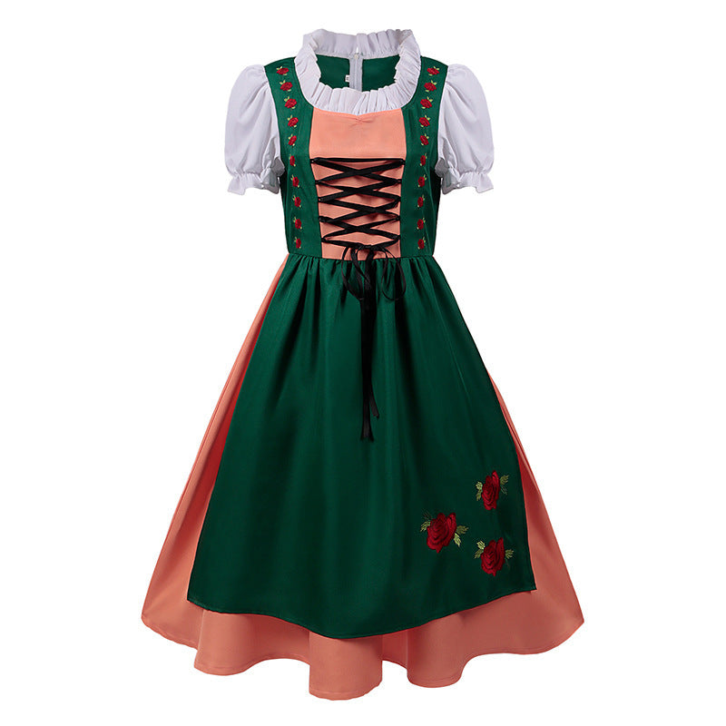 Kathryn - Klassisches Oktoberfest-Dirndl-Midikleid für Damen