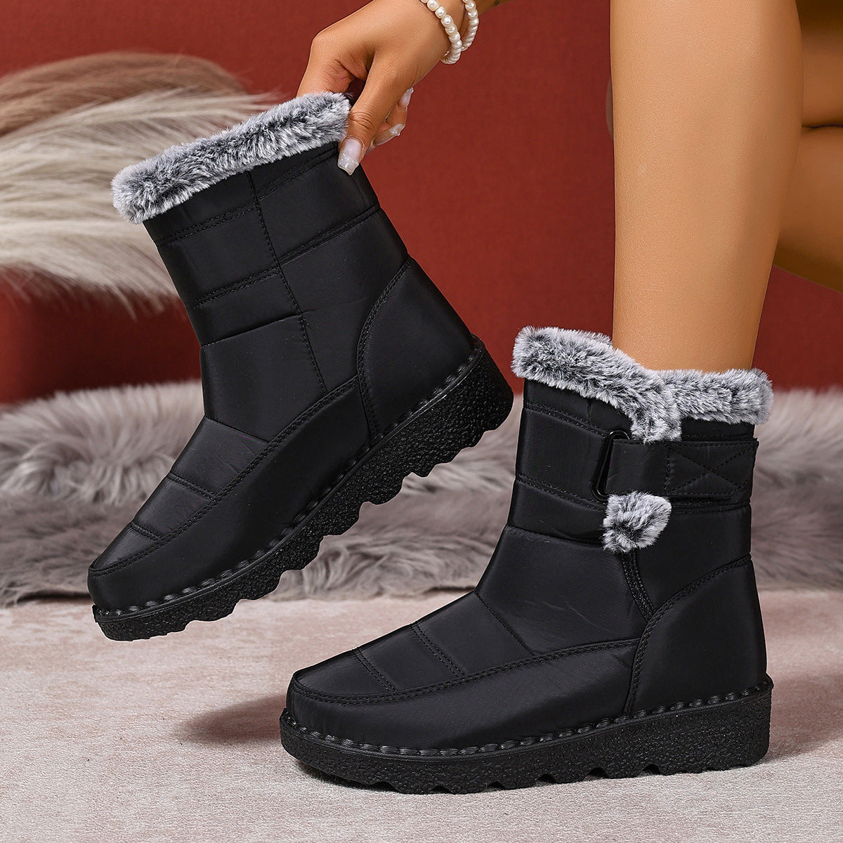 Denise - Lässige wasserdichte Schneestiefel für Damen