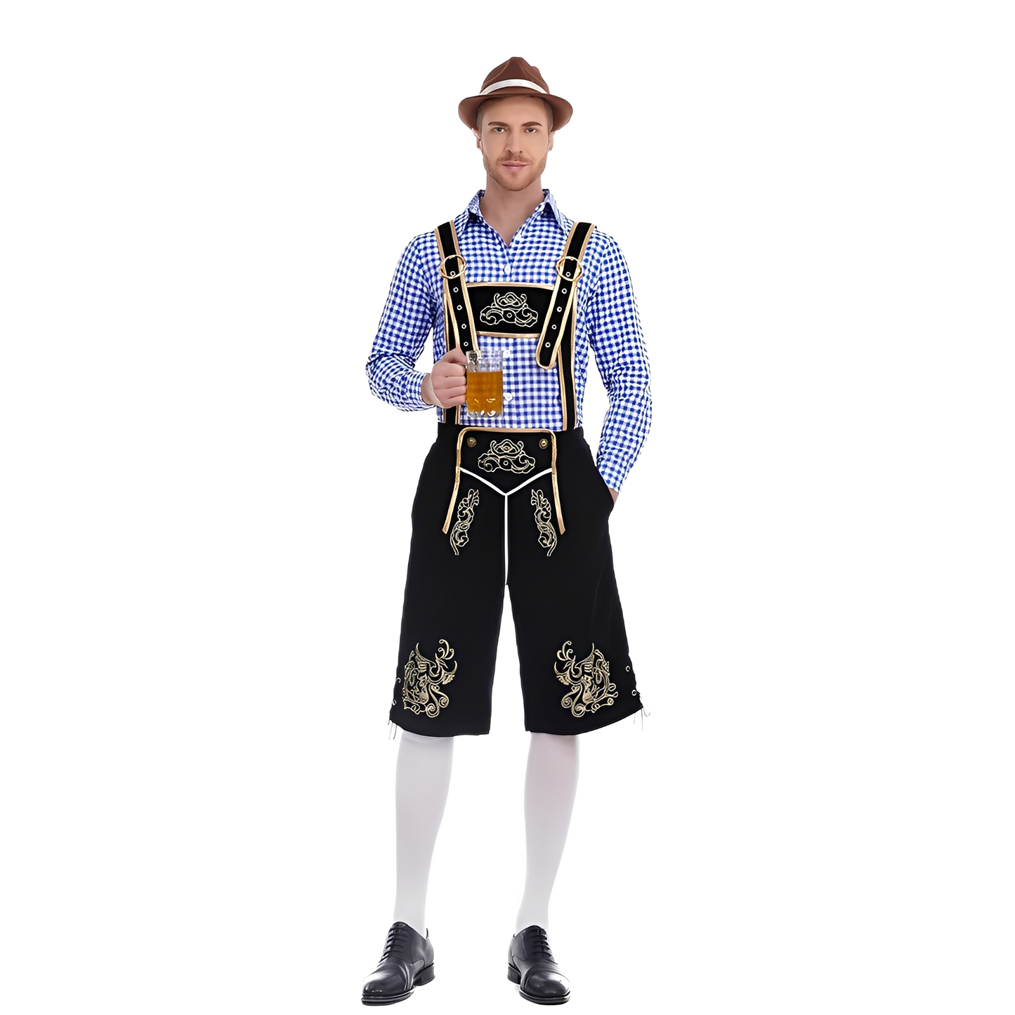 Fredric - Stilvolles festliches Oktoberfest-Overall-Set für Herren