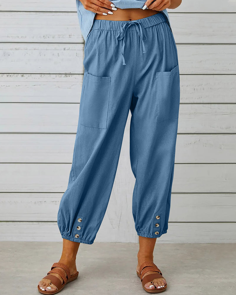 Camila- Modische Bequeme Hose mit Hoher Taille