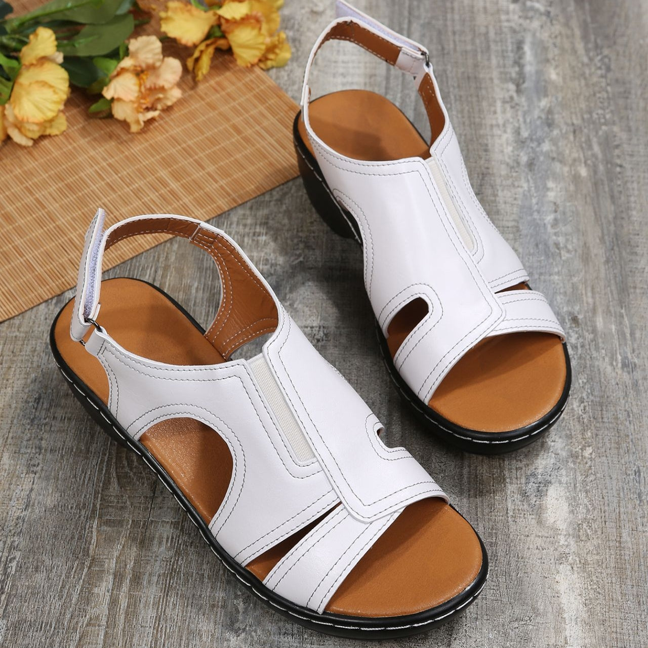Duana - Lässige Sandalen mit hohlem Absatz für Damen