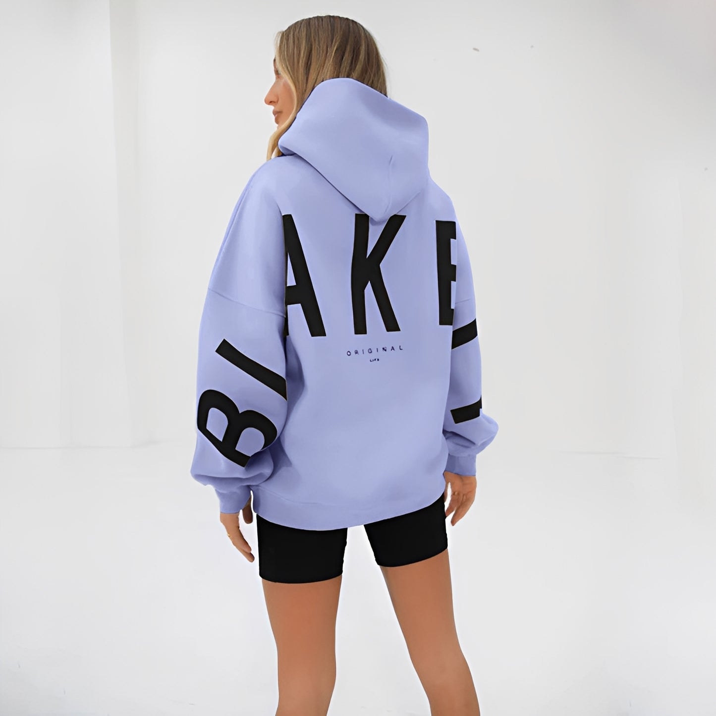 Amanda - Warme Kapuzenjacke mit trendigem Print für Damen