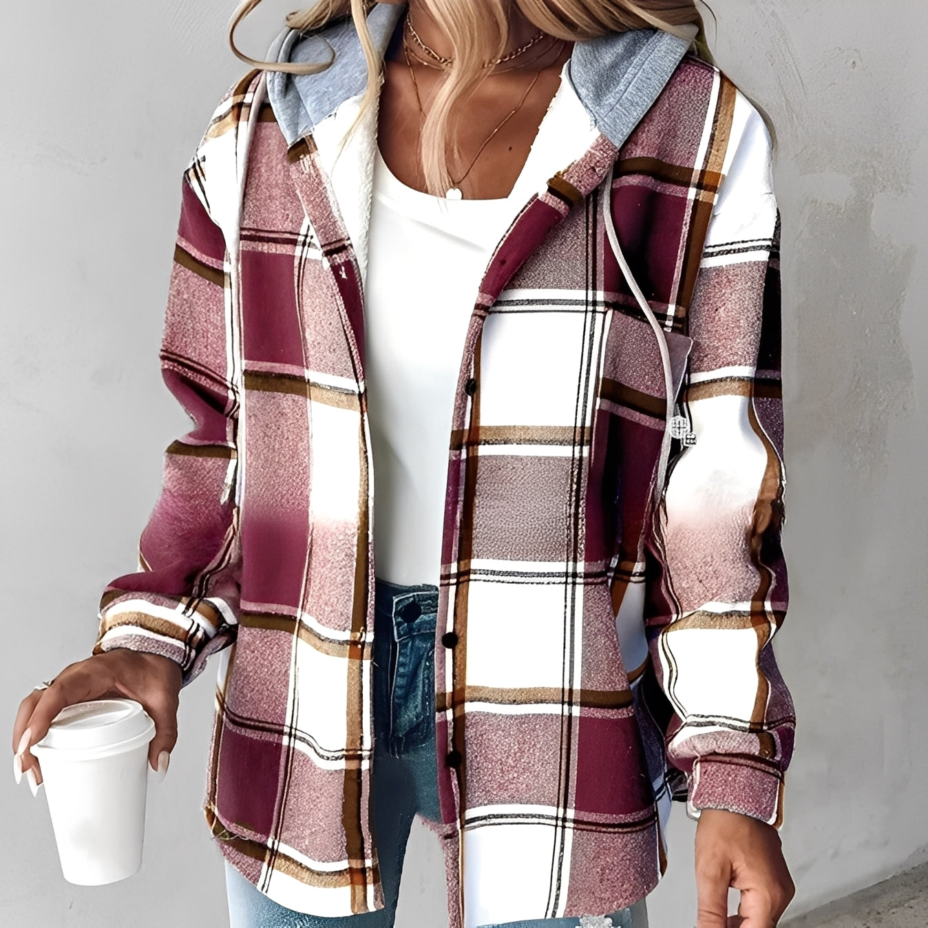 Briana - Lässige, warme Kapuzenjacke für Damen