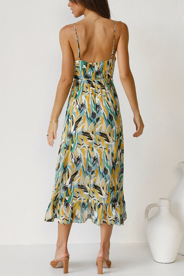 Charité – Farbiges Midi-Kleid