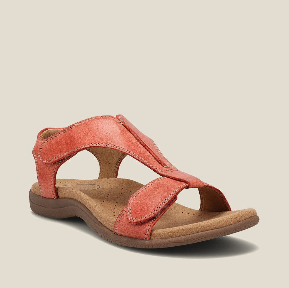 Rosemarie - Orthopädische Keilsandaletten aus Leder für Damen