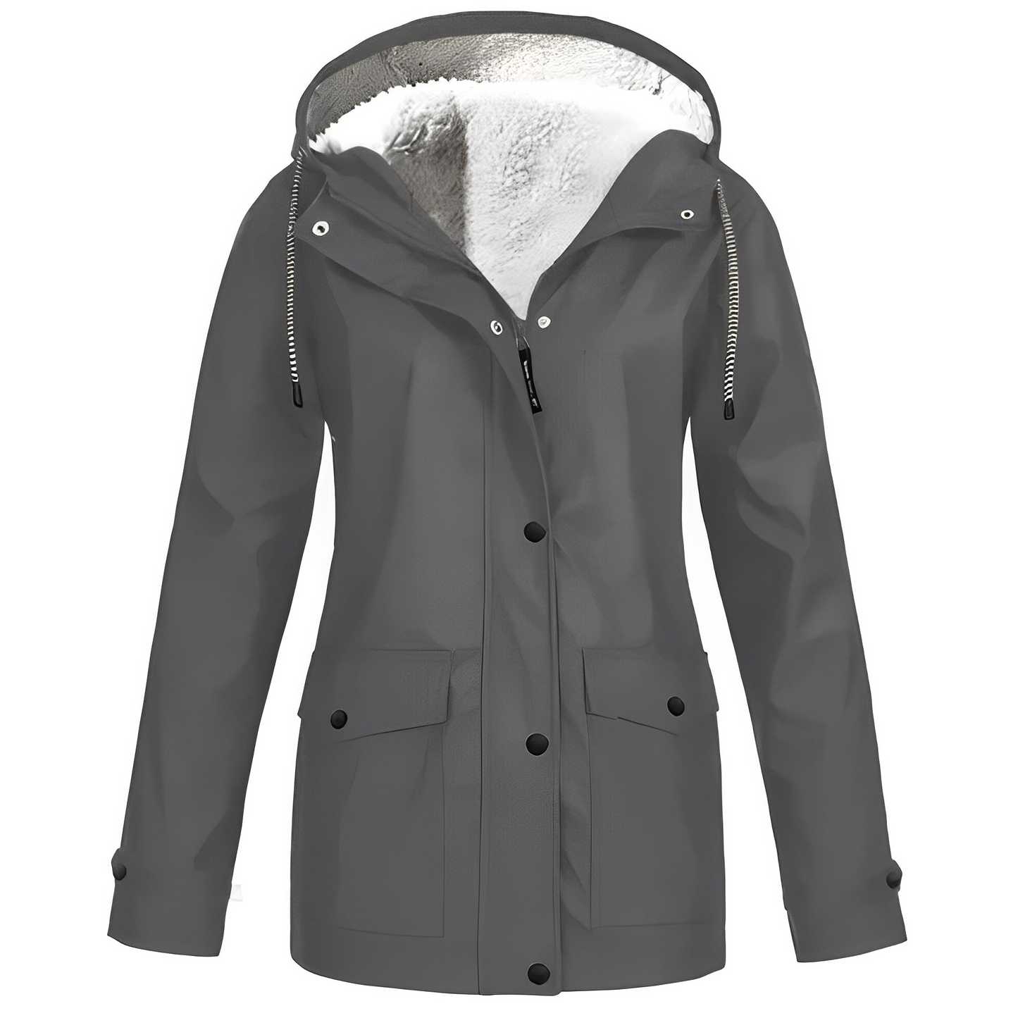 Sherlyn - Outdoor-Kapuzenmantel mit Fleecefutter für Damen