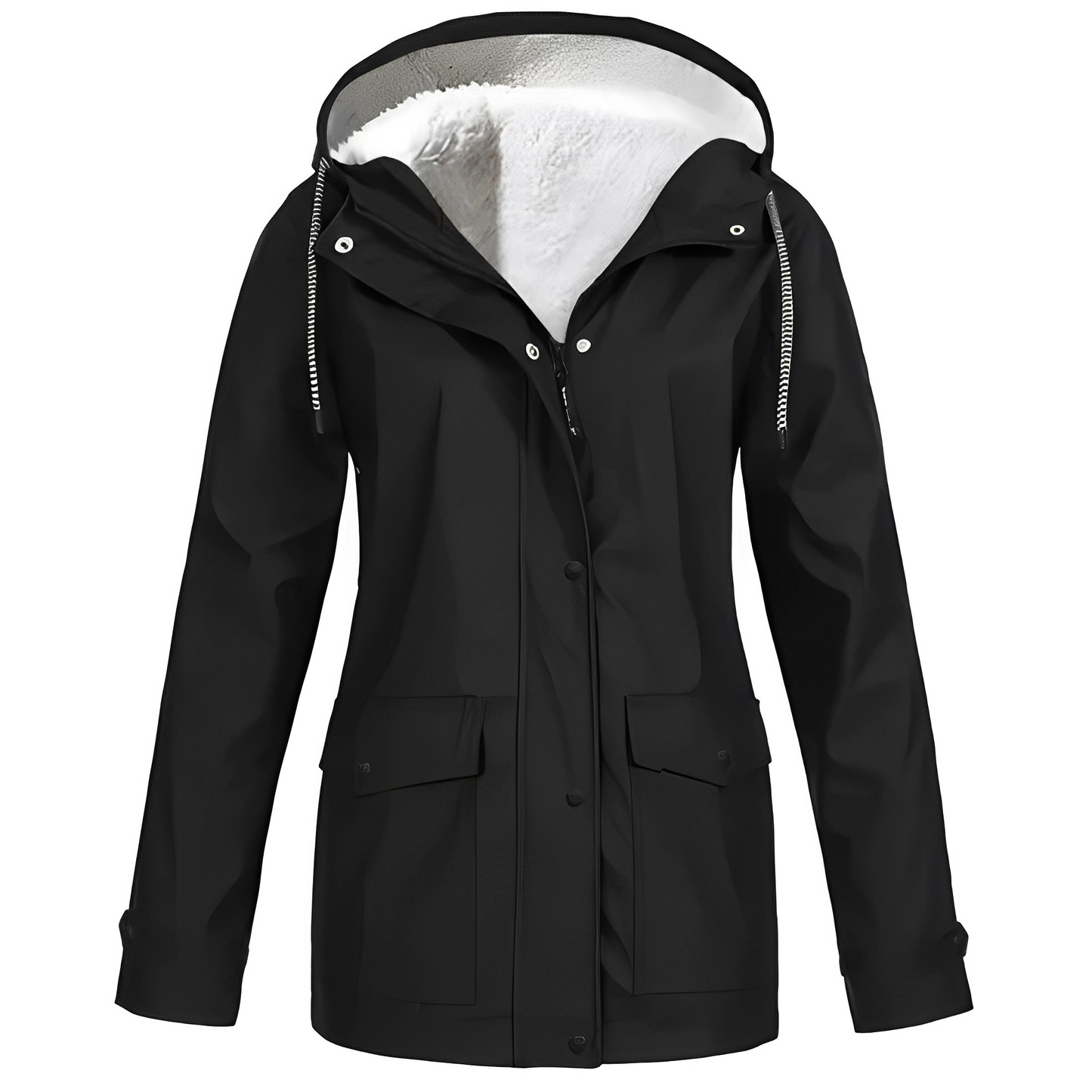 Sherlyn - Outdoor-Kapuzenmantel mit Fleecefutter für Damen
