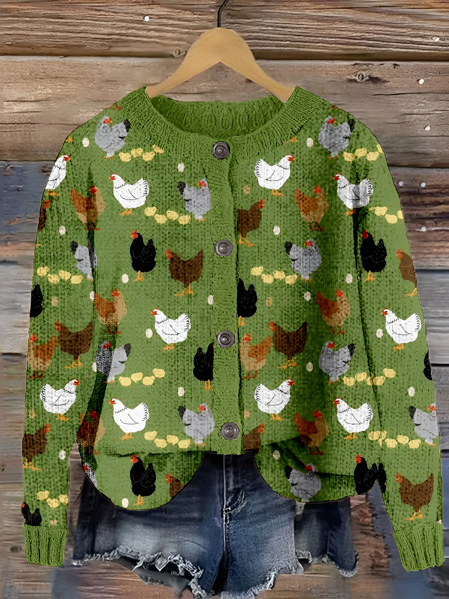 Shannah - Bequemer Strickpullover mit stilvollem Print für Damen