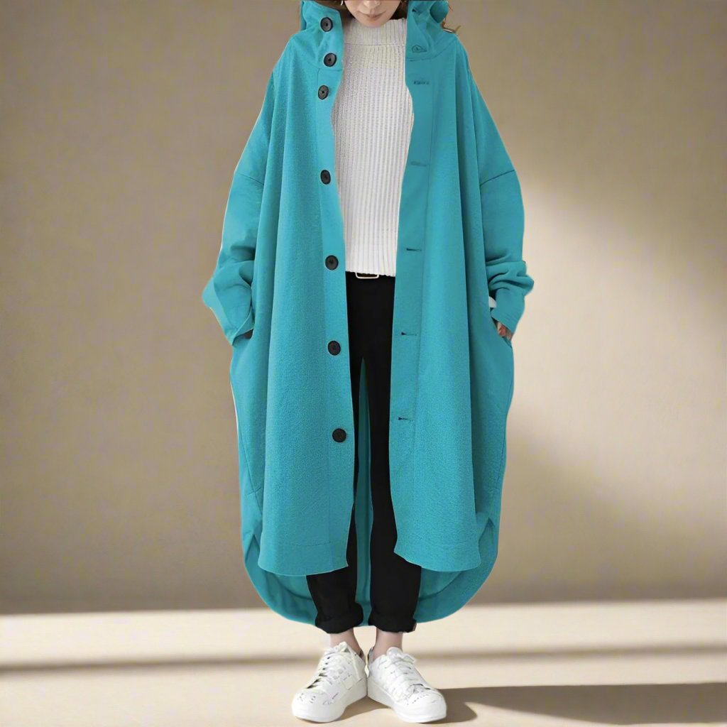 Jennica - Lockerer langer Trenchcoat für Damen